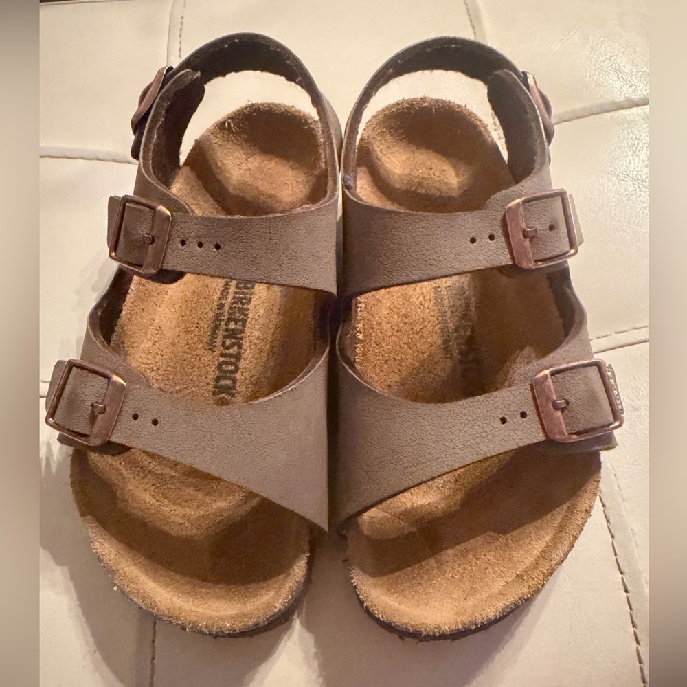 Birkenstock Roma Sandal - Little Kid / Mocha - Picture 2 of 4
